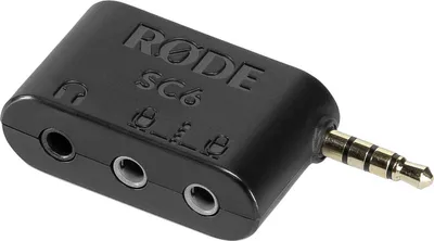 Image de RODE Adaptateur SC 6 - R 100220 Adaptateur Jack TRRS Male smartphone