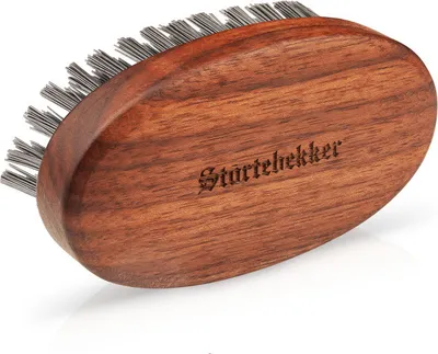 Produktbild von Störtebekker® Große Bartbürste - Germany - Entwirrt den Bart und bringt ihn in Form - Beugt Juckreiz vor - Nachhaltige BioniFil Borsten