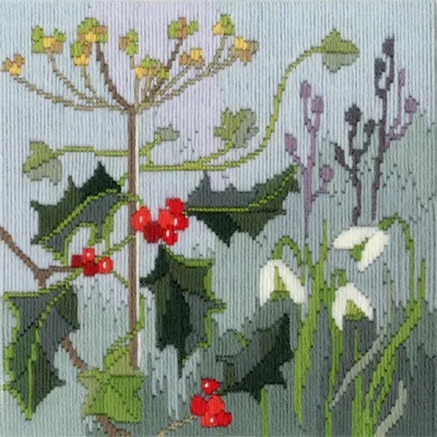 Obrázek produktu pro Sada pro vyšívání "Seizoны – Zima" od Bothy Threads, předtištěná, plátno 14, rozměry 20x20 cm