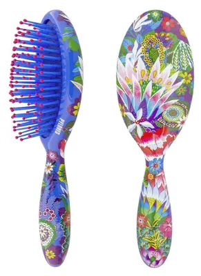 Immagine prodotto di Spazzola per capelli piccola con motivo floreale