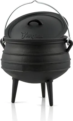 Produktbild von BBQ-Toro Potjie cca 12 litrov, juhoafrický liatinový hrniec na varenie s nožičkami na otvorený oheň