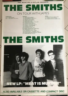 Produktbild von The Smiths – es Album "Meat is Murder" – Plakat – 104x154 cm
