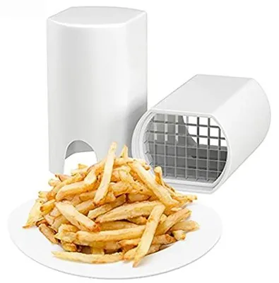 Handmatige aardappelsnijder, zwart, 9,5x7,5x13,5 cm, 217 g