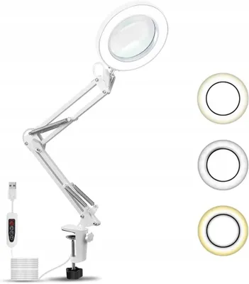 Produktbild von Bestcool LED-Schreibtischlampe 5-fach Vergrößerung Dimmbar