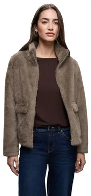 Immagine prodotto di Giacca in ecopelliccia Street One, color marrone "Teddy", taglia 46