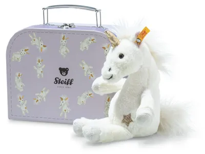 Immagine prodotto di Steiff 708015 Unica Schlenker Unicorno, peluche, 20 cm, bianco