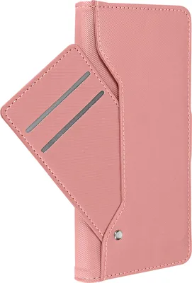 Image de Avizar, étui portefeuille pour Samsung Galaxy A25 5G, fonction support, rose clair