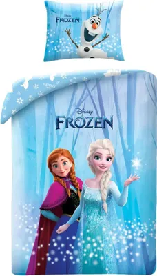 Imagen del producto de Juego de sábanas de Disney Frozen, diseño de las hermanas - 140 x 200 cm - Algodón - 70 x 90 cm