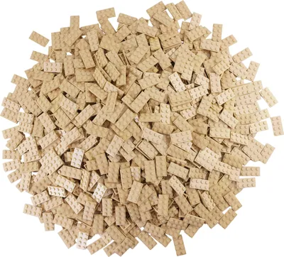 Produktbild von LEGO® 2x4 Platten Bauplatten Beige - 3020 NEU! Menge 100x
