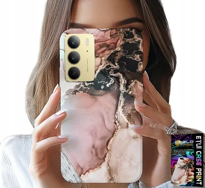 Image de Étui pour Realme C75 - Marbre élégant Motifs tendance + Verre