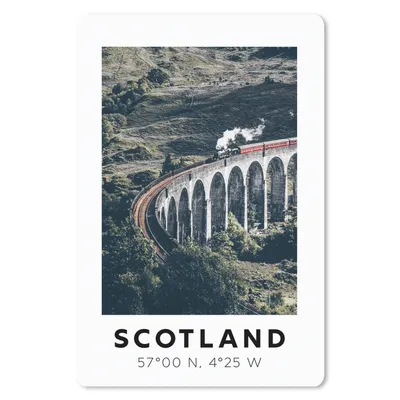 Produktbild von MuchoWow® Mauspad Mousepad Schottland - Zug - Brücke 18x27 cm - Mousepads - Maus Mat - Pad - Mausunterlage