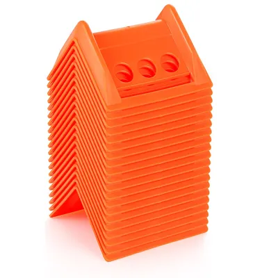 Produktbild von 20 Packungen Kantenschutz für Ladungen, Pritschen Eckenschutz, Verzurr Kunststoffschutz, LKW Versand, Schutz der Ladungskanten, Orange