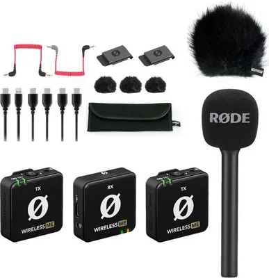 Immagine prodotto di Rode Wireless ME Doppio microfono senza fili per interviste Set 1 BK