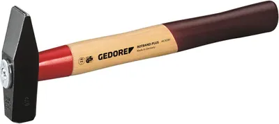Produktbild von GEDORE 600 H-500 Schlosserhammer ROTBAND-PLUS mit Hickorystiel, 500 g, 8583230