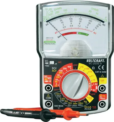 Image de VOLTCRAFT VC-2030A Hand-Multimeter analog CAT III 500 V (VC-2030A)