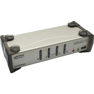 Obrázek produktu pro Aten CS1734B CS1734B KVM pepna, 4 porty, USB, PS/2, se zvukem, OSD