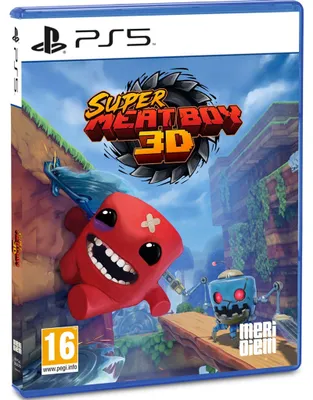 Produktbild von Meridiem Games Super Meat Boy 3D, PlayStation 5, T (Jugendliche), Physische Medien