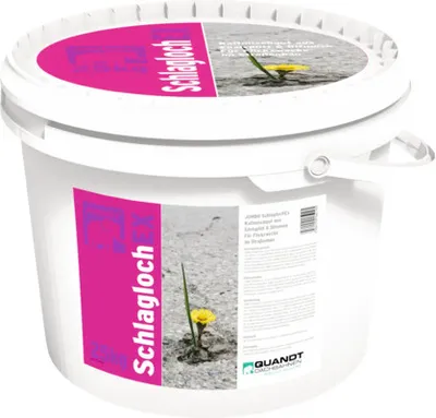 Produktbild von Gebrauchsfertiges Asphaltreparaturmittel Schlagloch EX, sofort begeh- und befahrbar, 25 kg