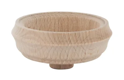 Produktbild von Ersatzteile & Bastelbedarf  Holztülle für Teelichter (flach) mit Dübel für 14mm Kerzeneinsätze BxHxT 55x25x55mm NEU