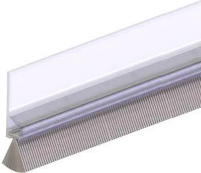 Produktbild von Ellen Türbodendichtung PDS-3-B-ZK mit Bürstendichtung sk Kunststoff transparent 703593