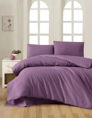 Immagine prodotto di L'Essentiel Linge de Maison, Purple, set copripiumino singolo Ranforce (FR), viola, 100% COTONE RANFORCE, 140 x 200 cm