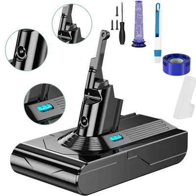 Produktbild von Akku kompatibel mit Dyson V8 Staubsauger Serie, Ersatzakku für Dyson V8 SV10