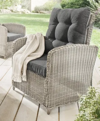 Produktbild von Destiny Gartensessel MERANO 67x74x99 cm, Rückenlehne verstellbar, vintage weiß