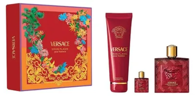 Zdjęcie produktu dla Versace Eros Flame 100 EDP+ Żel 150+ 5 ml