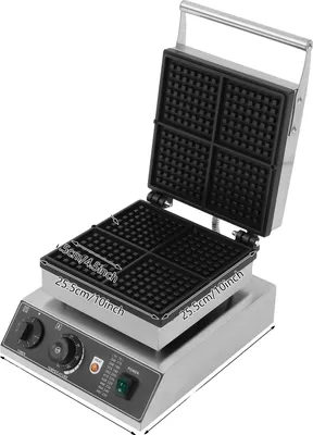 Image de Gaufrier, haute efficacité, construction durable, noir, 220 V, EU