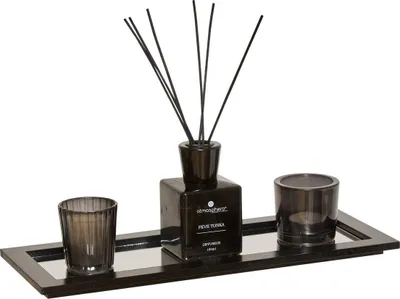 Produktbild von Duftkästchen lucio l.36cm schwarz - Atmosphera créateur d'intérieur