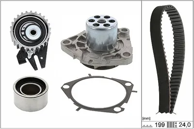 Produktbild von INA 530 0625 30 Zahnriemensatz + Wasserpumpe für ALFA ROMEO 159 Sportwagon (939) für FIAT CROMA (194)