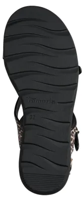 Produktbild von Tamaris Damen Sandale aus Leder mit gekreuzten Riemchen 1-28231-46, Größe:38 EU, Farbe:Braun