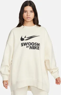 Produktbild von Nike NSW Oversize Damen Fleece-Sweatshirt - beige beige S