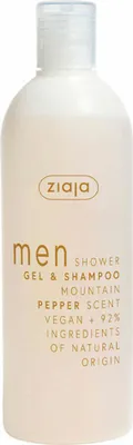 Immagine prodotto di Ziaja Men Gel doccia e shampoo al pepe di montagna 400ml