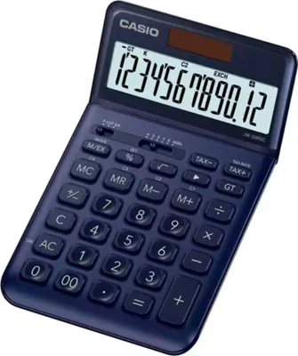 Obrázek produktu pro Casio JW-200SC, Desktop, Jednoduchá kalkulačka, 12 číslice/číslic, Námořnická modrá