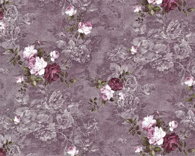 Produktbild von EDEM 9045-25 Blumen Tapete Romantisch matt violett aubergine wein-rot 10,65 m2