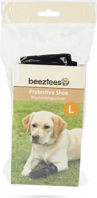 Immagine prodotto di Beeztees, protezione per zampe - cane - nero - taglia L - 2 pezzi.