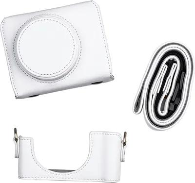 Image de Étui de protection pour appareil photo numérique Sac de rangement en cuirPolyuréthaneavec bandoulière amovible Compatible avec ZV1