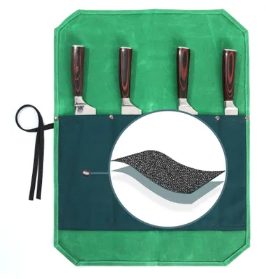 Produktbild von Professionelle Messerrolle mit 4 Fächern