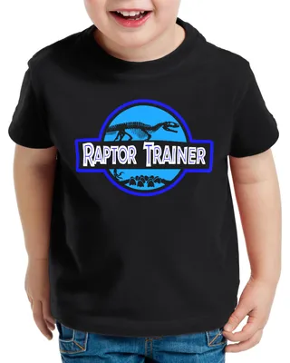 Produktbild von style3 Raptor Trainer Kinder T-Shirt dinosaurier park