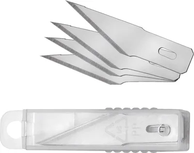 Produktbild von Ersatzklingen für Metallskalpell 10 er Pack. Packung mit 12 Stück
