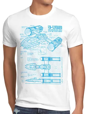 Produktbild von style3 Y-Wing Herren T-Shirt rebellion