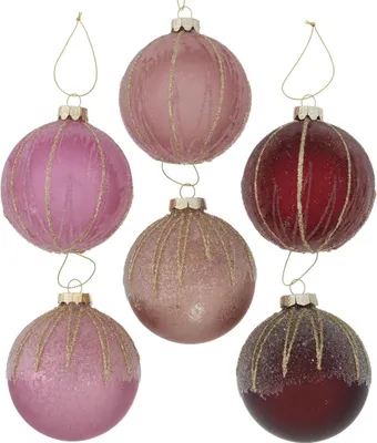 Produktbild von Boltze Gruppe Philina Weihnachtskugel sortiert 8 cm (1 Stück)