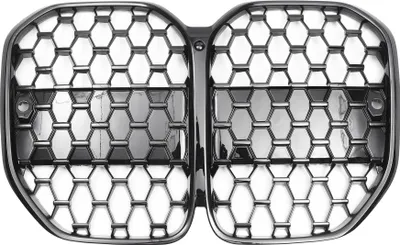 Image de No.51138078548/51138078549 Calandre Avant De Capot Avant pour BMW Série 4 G22 2021-2023 Grille De Calandre Avant Grille En Diamant Noir