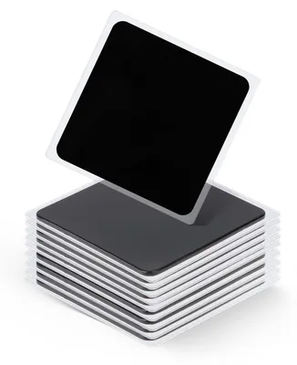 Produktbild von 10-teiliges multifunktionales Anti-Rutsch-Auto-Fußmatten-Set, schwarze, wiederverwendbare Silikon-Gelmatten, waschbare Anti-Rutsch-Matte für Armaturenbrett, Handyhalterung, Kratzschutz