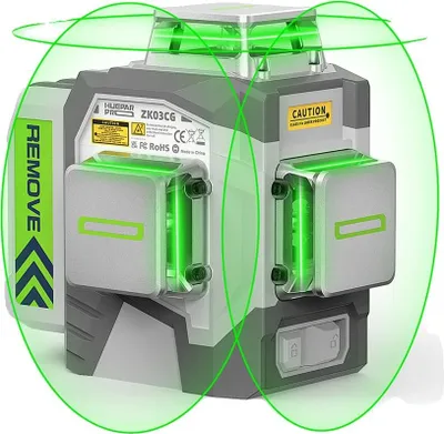 Obrázek produktu pro Laserová nivelace, přesnost ±2 mm, baterie 8000 mAh, samonivelace za 3 sekundy, rozměry 24x26,8x11,5 cm, krytí IP54