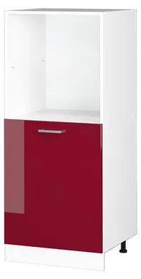 Obrázek produktu pro Skříňka na vestavěnou troubu Vicco R-Line Červená vysoký lesk 60 cm, Model 37792