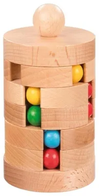Produktbild von Holz Kugelturm Puzzlespiel für Kinder