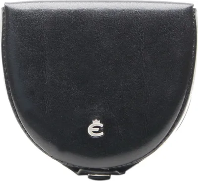 Produktbild von Esquire Schüttelbörse Leder schwarz Taschenbörse Coin Box Münzbörse kleines Portemonnaie 0013-48-00