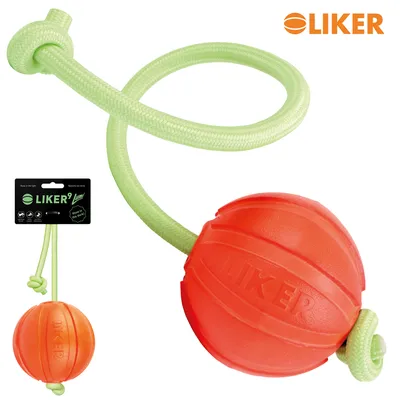 Immagine prodotto di Liker Lumi 9 - Palla da gioco luminosa per cani di taglia grande, ideale per il gioco notturno